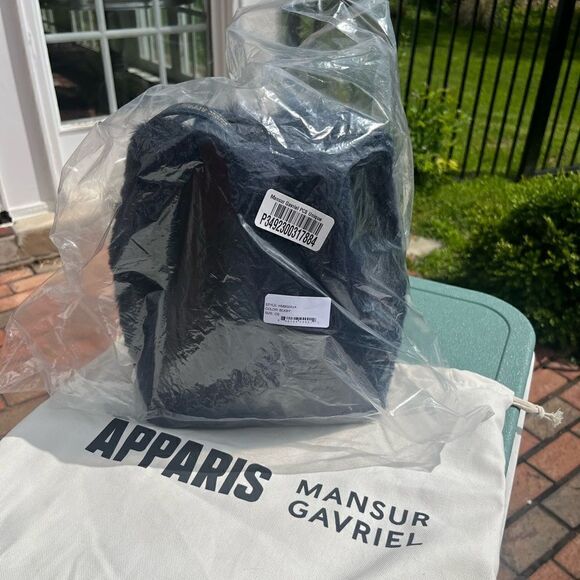 Mansur Gavriel Faux Fur Bucket Bag NWT - Picture 15 of 16